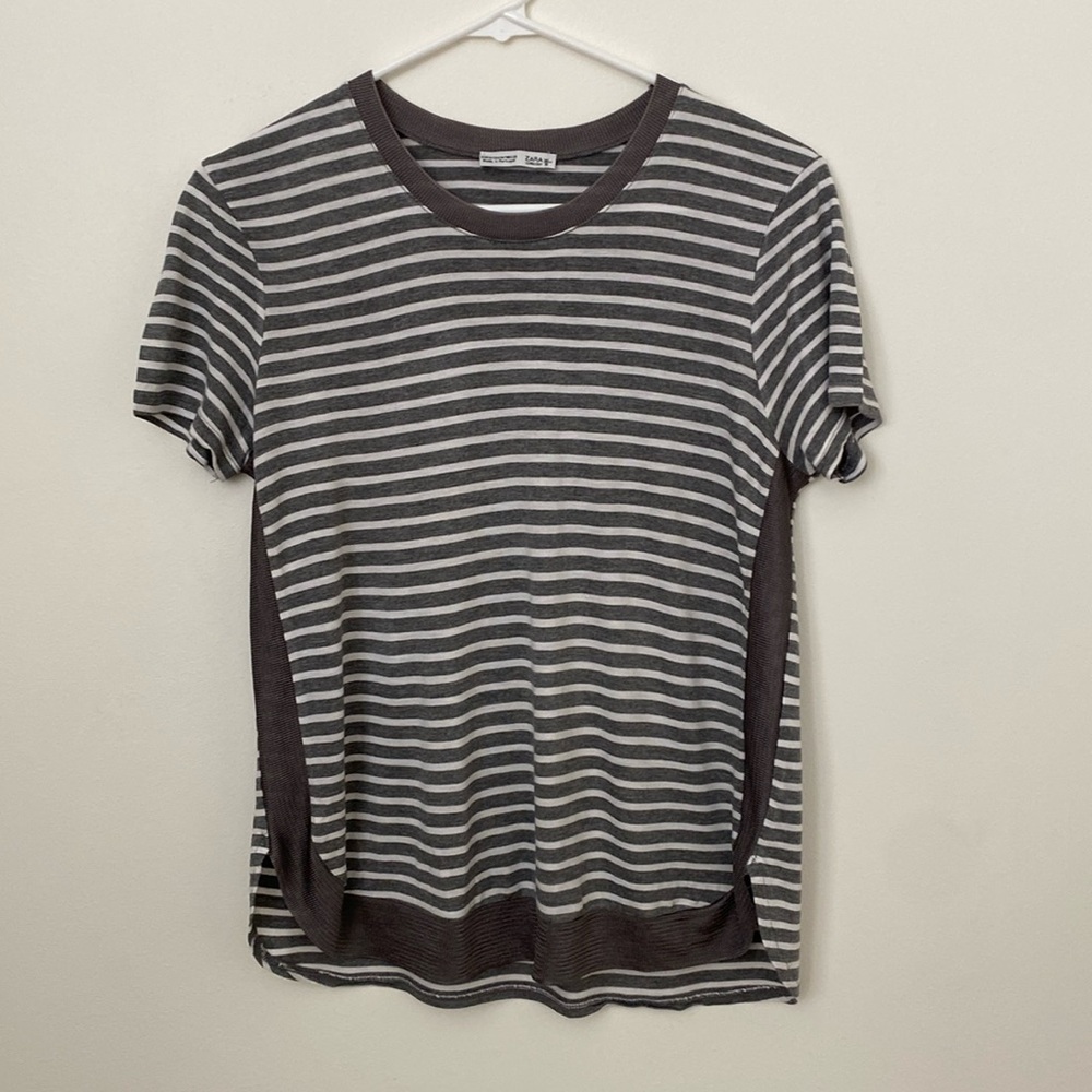 Zara Collection Breton Stripe Tee